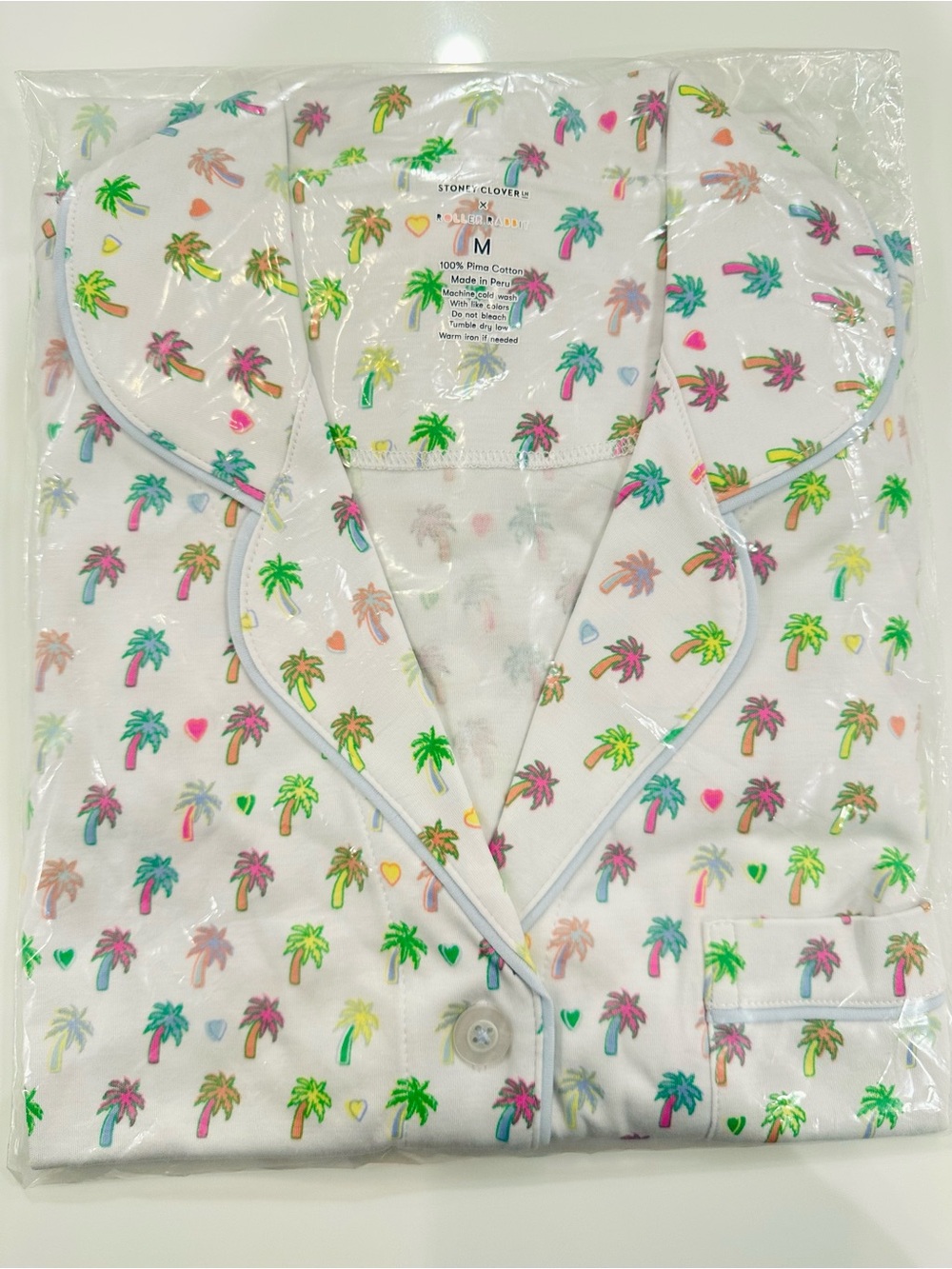 Roller Rabbit  Palm Tree Polo Pajama Set